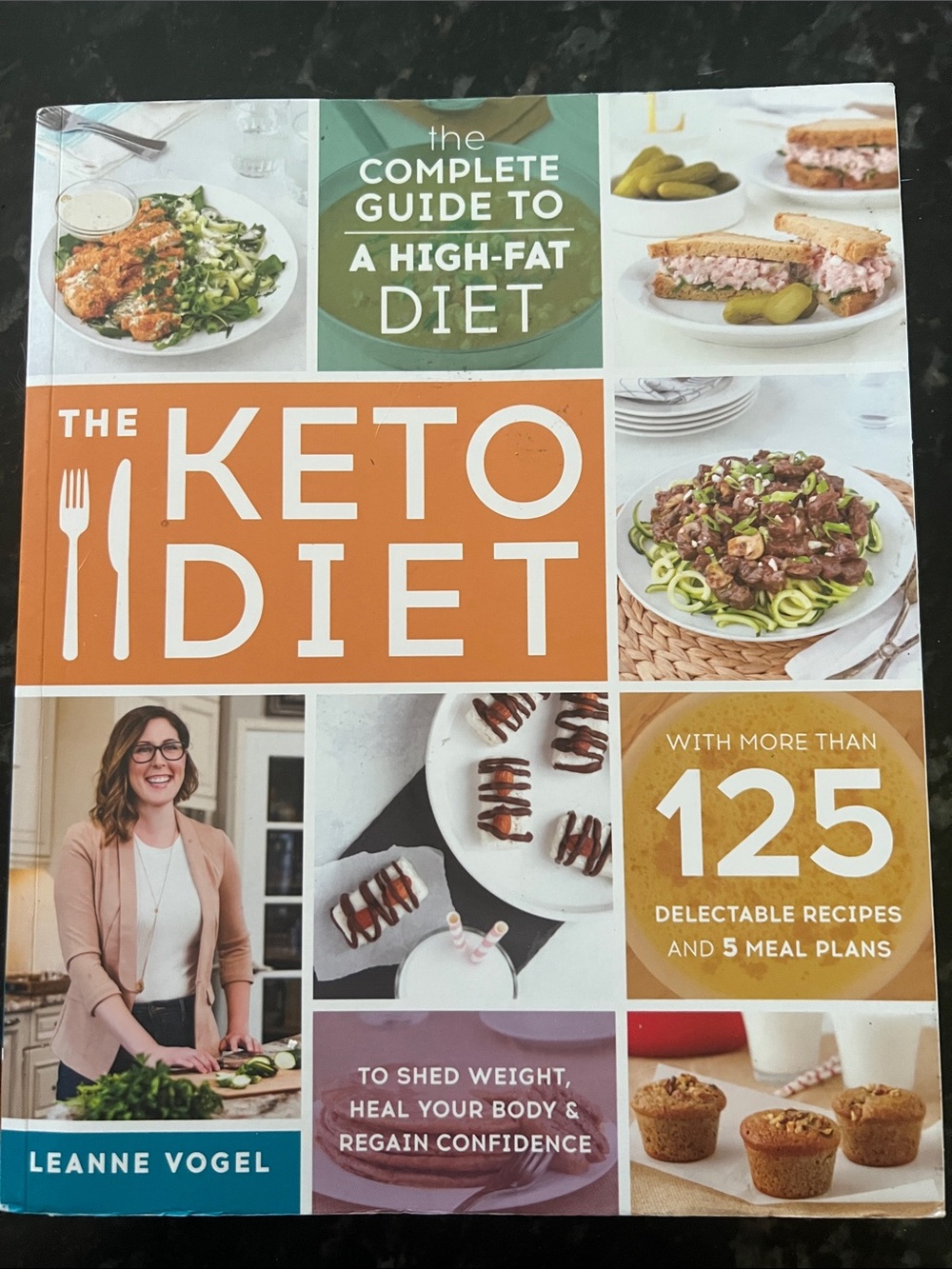 The Keto Diet Cookbook - Orange Cover